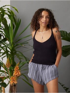 NWT - Known Supply “River” Sweater Tank Top - Black - Organic Cotton